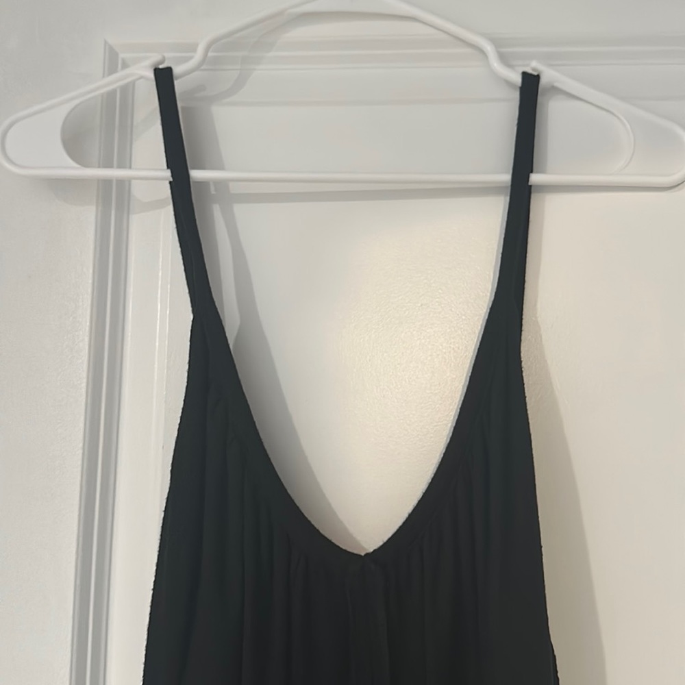 Spaghetti strapped long dress